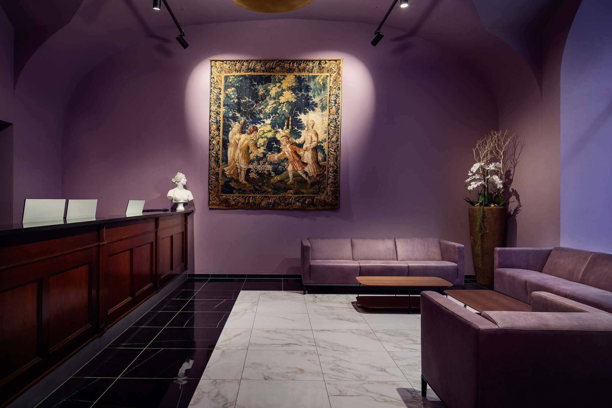 Michelangelo Grand Hotel Prague Exterior photo The lobby of the hotel